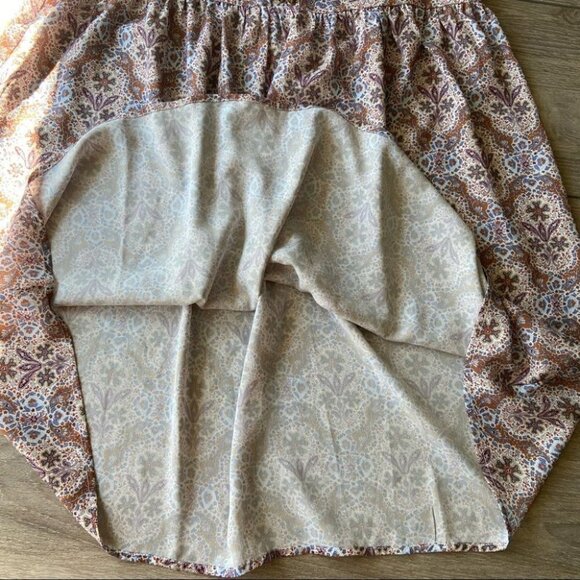 California Moonrise Floral Print Breezy Flowy Western Boho Dress - Picture 7 of 14